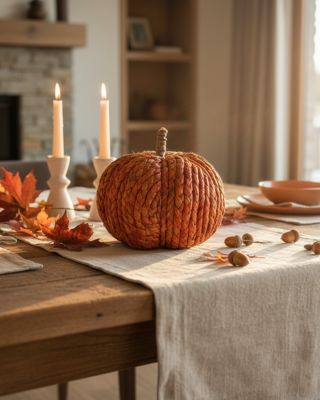 Teplo a kouzlo podzimu na vašem stole 🎃🍁 Oslavte Svátek dýní s útulnou atmosférou v odstínech karamelu, béžové a oranžové....