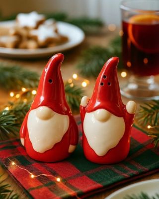 🎄✨ Malé detaily, velká vánoční pohoda… 🎅💫 Dva roztomilí skřítci na stole a rázem je servírování o něco kouzelnější. ❤️🕯️...